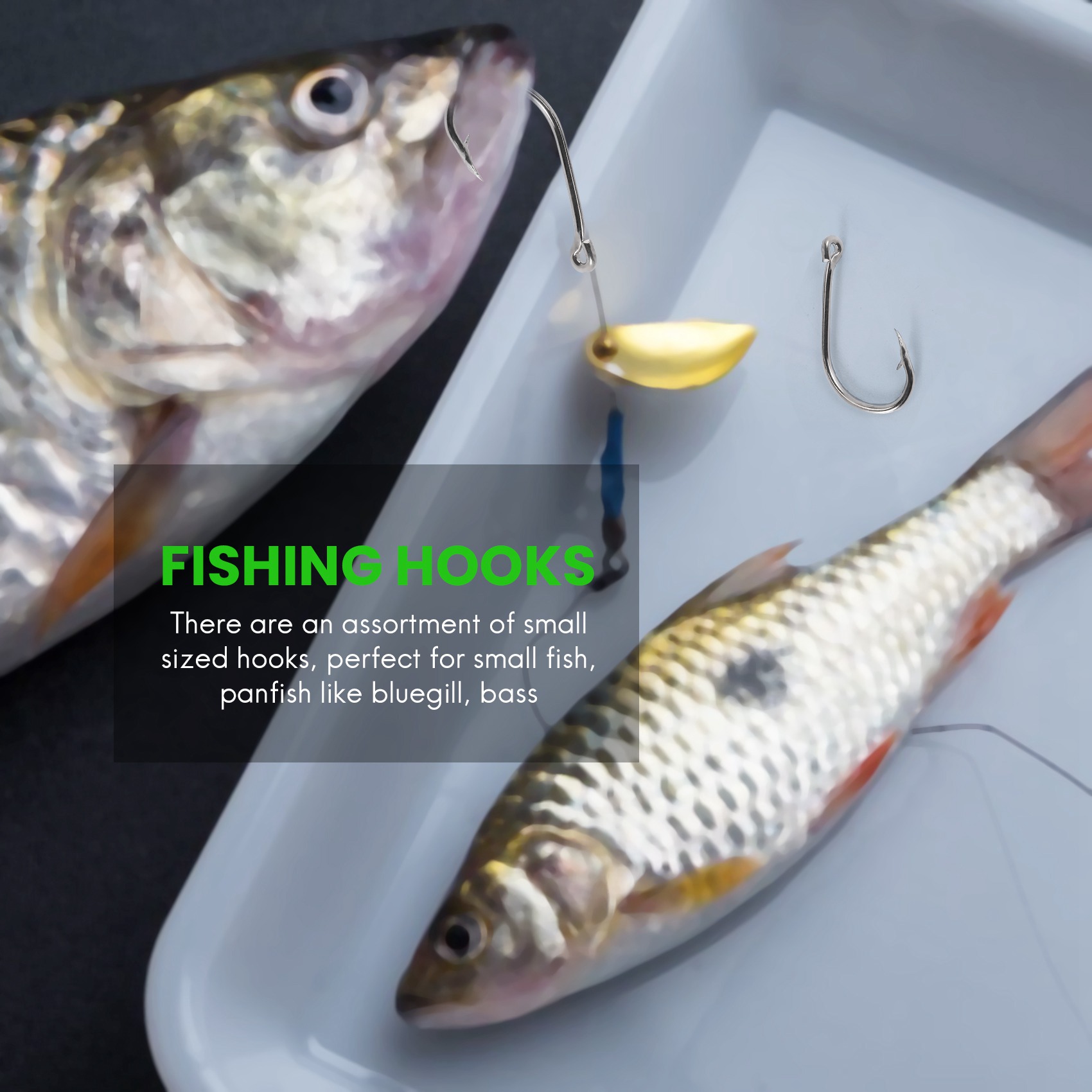 New arrival  500Pcs/Set Mixed  - Fishing Hook Size review and price