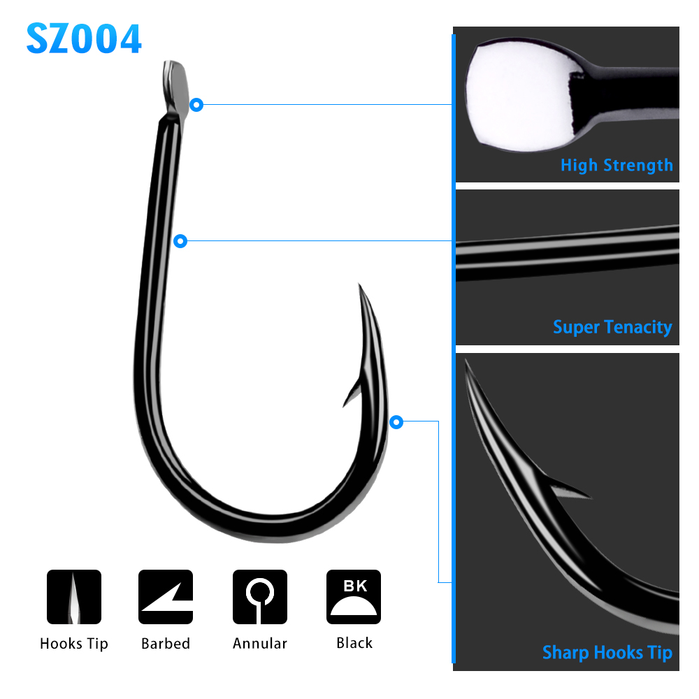 PROBEROS Fishhook 200pcs 1-15# - Fishing Hook Offset review and price